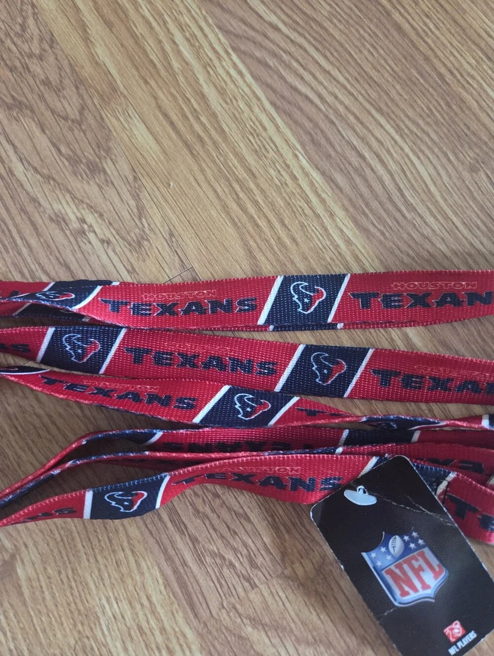 Houston Texans Dog Leash NFL Football Lanyard Carabiner Red Team Logo NWT